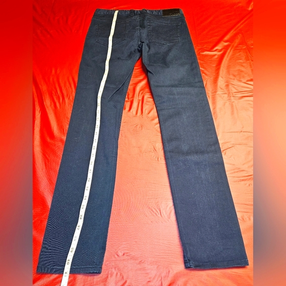RUDE XXX Mens Skinny Dk Blue Cotton Stretch sz30×30-31 E.U.C - Picture 5 of 6